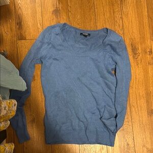 Old Navy Blue Crewneck Sweater Classic Knit Design